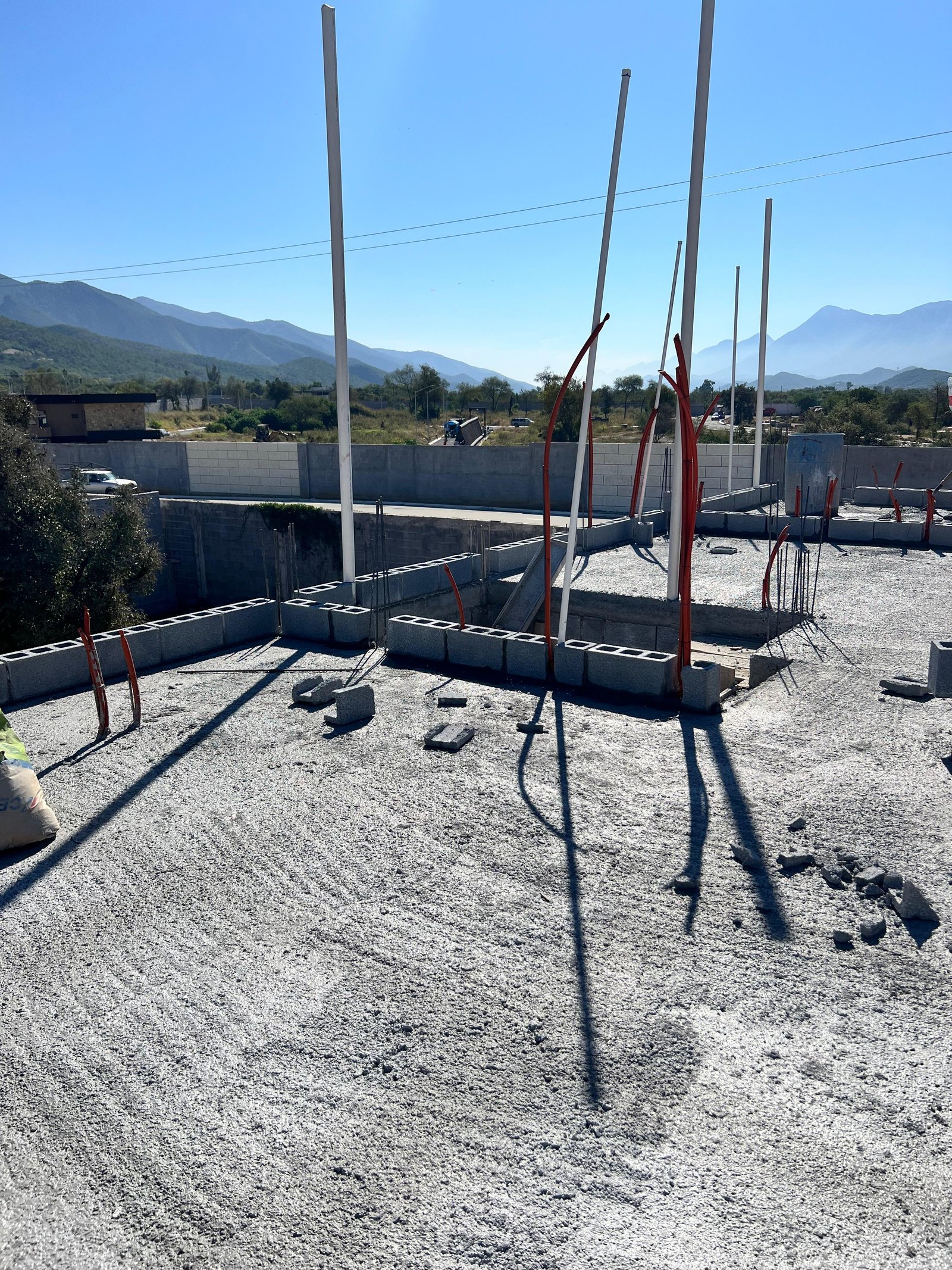Losa de concreto recién colada, foto 9